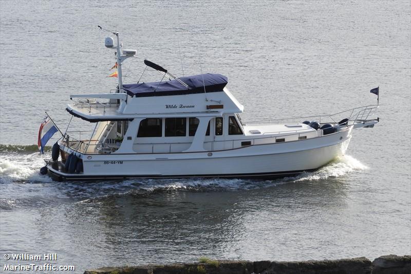 wilde zwaan (Pleasure craft) - IMO , MMSI 244615576, Call Sign PF5264 under the flag of Netherlands