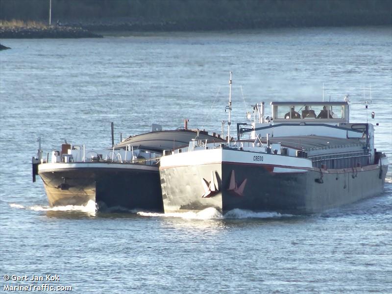 credo (Cargo ship) - IMO , MMSI 244780543, Call Sign PD4967 under the flag of Netherlands