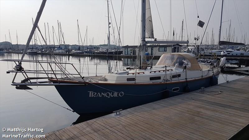 tranquilo (Sailing vessel) - IMO , MMSI 244810817, Call Sign PC7954 under the flag of Netherlands