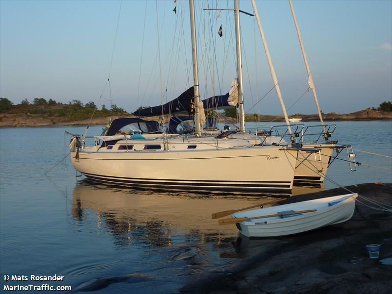 rosetta (Sailing vessel) - IMO , MMSI 265656410, Call Sign SD8047 under the flag of Sweden