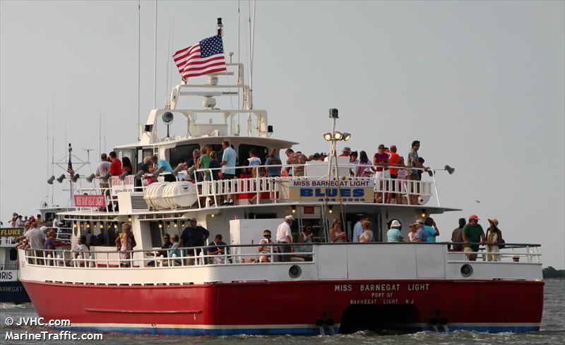 miss barnegat light (Passenger ship) - IMO , MMSI 367151830, Call Sign WDD4966 under the flag of United States (USA)