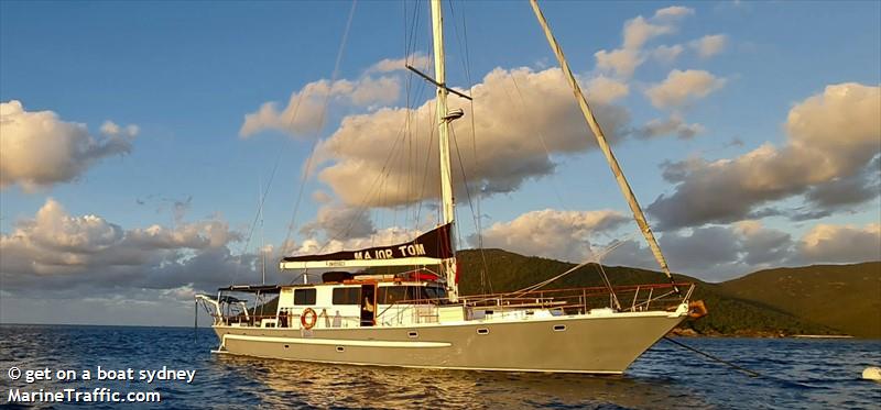 major tom (Sailing vessel) - IMO , MMSI 503068480, Call Sign VMEC under the flag of Australia