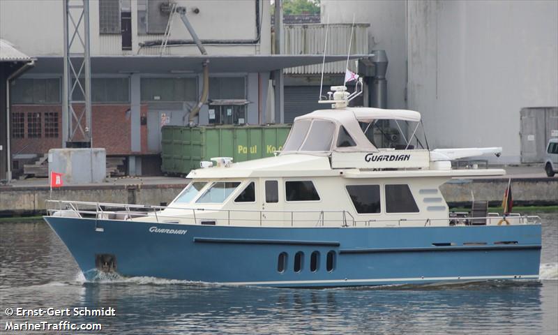 guardian (Pleasure craft) - IMO , MMSI 211154820, Call Sign DJMZ under the flag of Germany