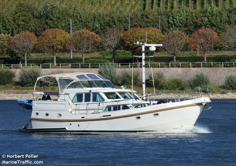 charlotte (Pleasure craft) - IMO , MMSI 211312570, Call Sign DA8994 under the flag of Germany
