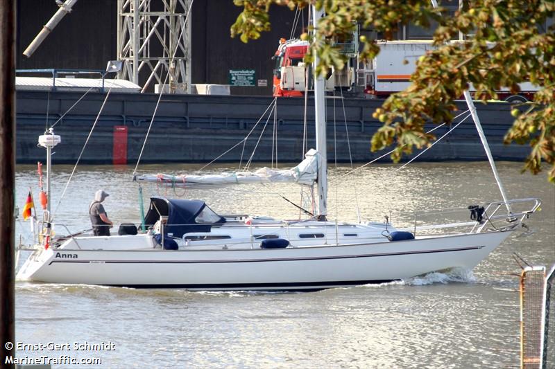 anna (Sailing vessel) - IMO , MMSI 211803570, Call Sign DH4065 under the flag of Germany