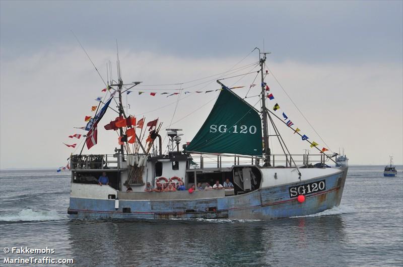fru nielsen (Fishing vessel) - IMO , MMSI 220006000, Call Sign XP3764 under the flag of Denmark