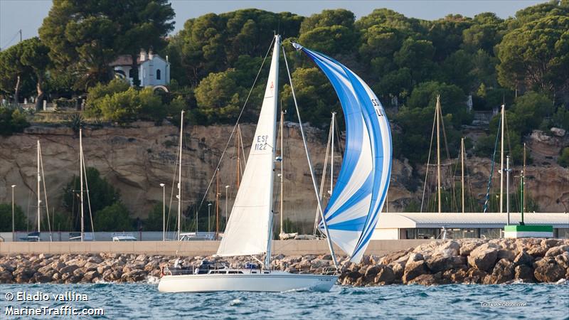 eureka ii (Sailing vessel) - IMO , MMSI 225933470, Call Sign EB2843 under the flag of Spain