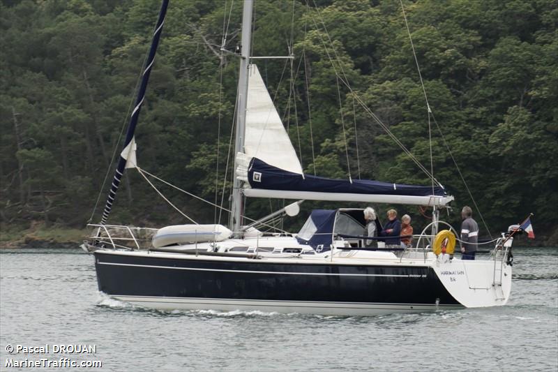 harmattan (Sailing vessel) - IMO , MMSI 227879790, Call Sign FGA4428 under the flag of France