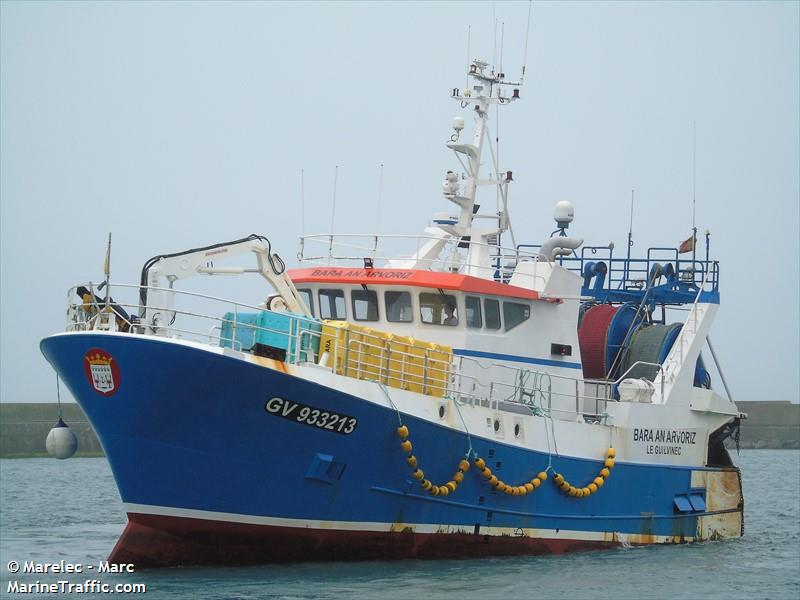 fv bara an arvoriz (Fishing vessel) - IMO , MMSI 228367900, Call Sign FLVI under the flag of France