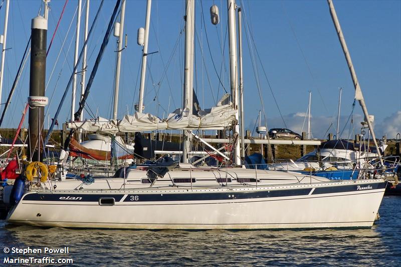 panache (Pleasure craft) - IMO , MMSI 232011348, Call Sign MBXA7 under the flag of United Kingdom (UK)