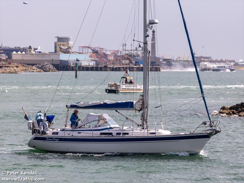 plane magic (Sailing vessel) - IMO , MMSI 235007781, Call Sign VQDH9 under the flag of United Kingdom (UK)
