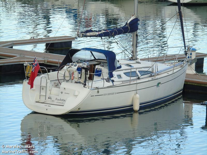 poohstix (Sailing vessel) - IMO , MMSI 235018175, Call Sign MEZV9 under the flag of United Kingdom (UK)