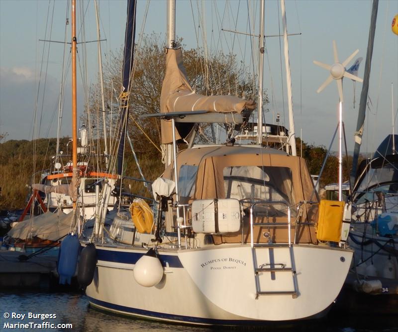 rumpus of bequia (Sailing vessel) - IMO , MMSI 235055277, Call Sign MRCZ7 under the flag of United Kingdom (UK)