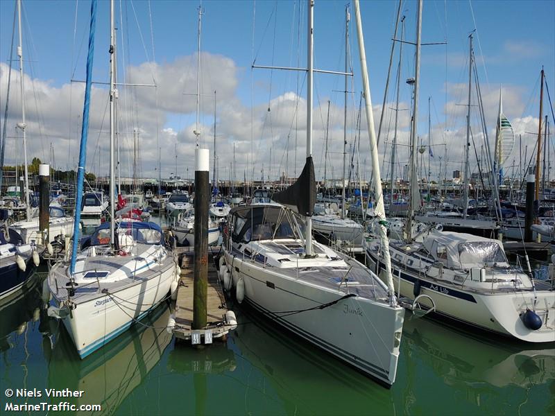 junik (Sailing vessel) - IMO , MMSI 235077667, Call Sign 2DBX5 under the flag of United Kingdom (UK)