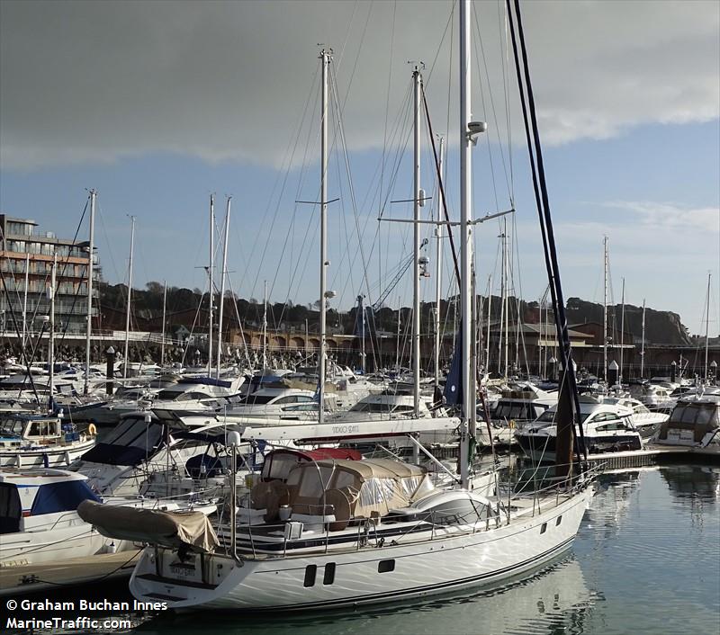 indigo days (Sailing vessel) - IMO , MMSI 235099854, Call Sign 2GRG9 under the flag of United Kingdom (UK)
