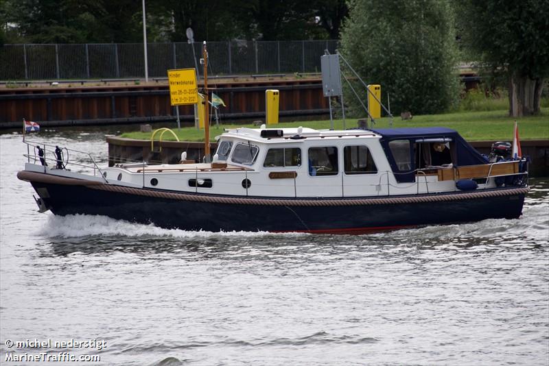 zeevalk (Pleasure craft) - IMO , MMSI 244011722, Call Sign PD3905 under the flag of Netherlands