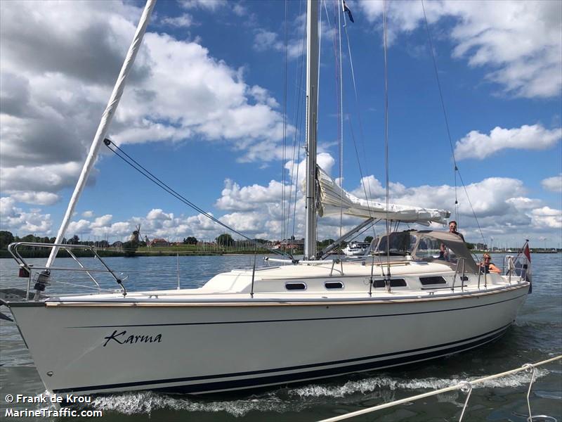 karma (Sailing vessel) - IMO , MMSI 244100115, Call Sign PD 6951 under the flag of Netherlands