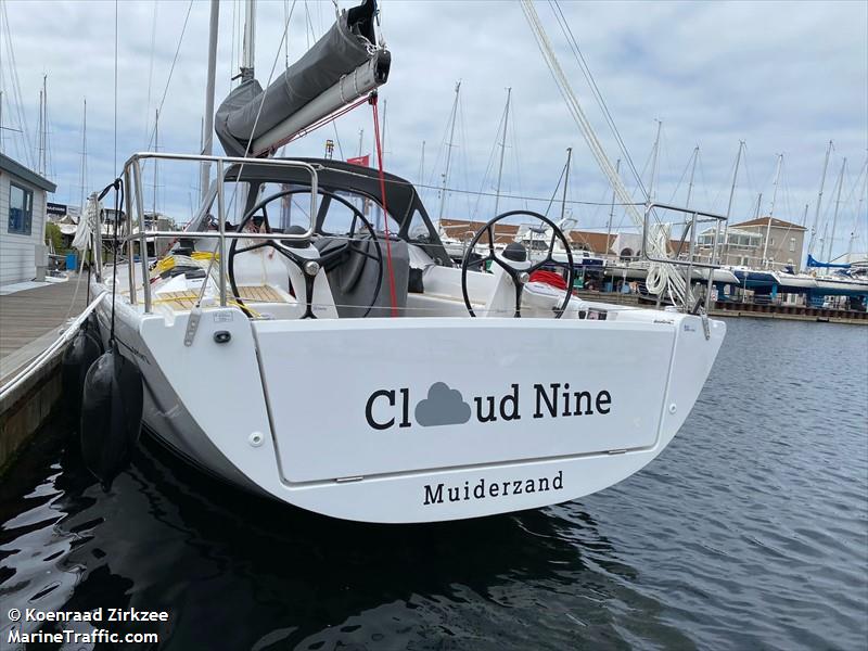cloud nine (Pleasure craft) - IMO , MMSI 244138685, Call Sign PH6366 under the flag of Netherlands