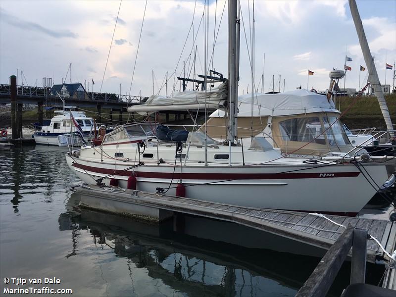 rosalee (Sailing vessel) - IMO , MMSI 244180753, Call Sign PF2494 under the flag of Netherlands