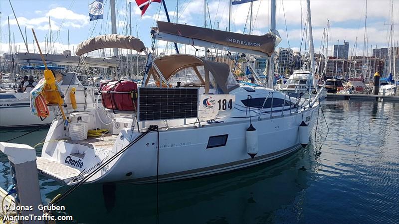 charlie (Sailing vessel) - IMO , MMSI 257055250, Call Sign LH2737 under the flag of Norway