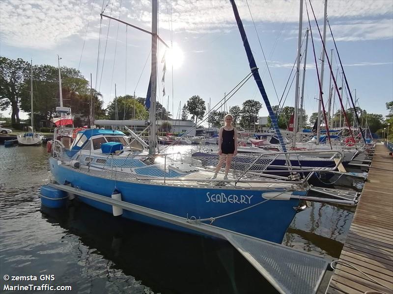 seaberry (Sailing vessel) - IMO , MMSI 261004970, Call Sign SPG2968 under the flag of Poland