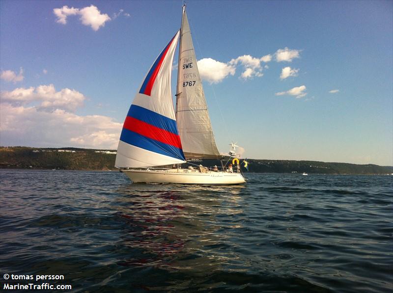 sy christina (Sailing vessel) - IMO , MMSI 265577420 under the flag of Sweden