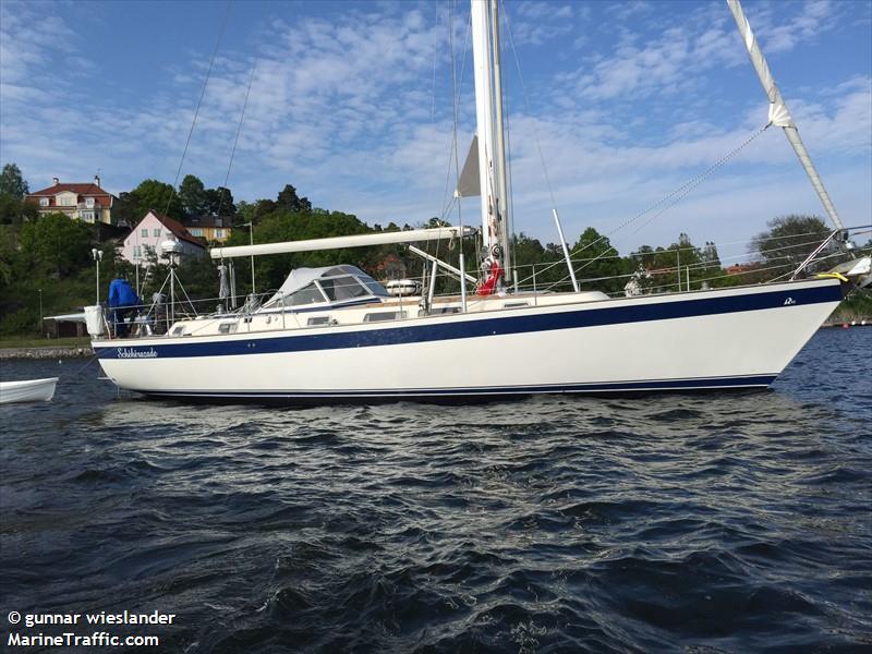 scheherazade (Pleasure craft) - IMO , MMSI 265739540, Call Sign SELG under the flag of Sweden