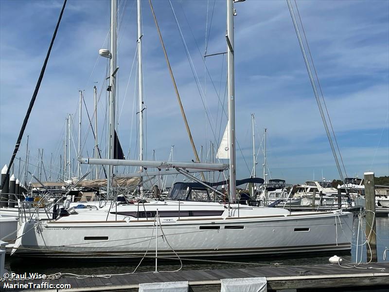 allure (Sailing vessel) - IMO , MMSI 367656950, Call Sign WDH8335 under the flag of United States (USA)
