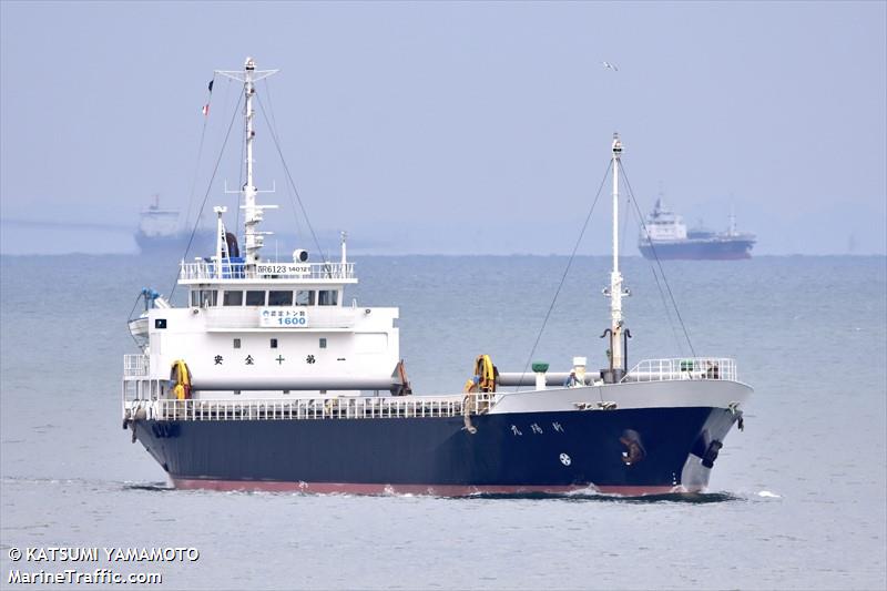 shinyo maru (Cargo ship) - IMO , MMSI 431402009, Call Sign JD2072 under the flag of Japan
