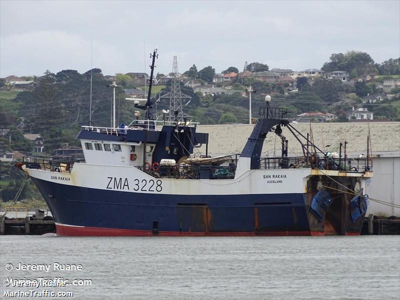 san rakaia (-) - IMO , MMSI 512000194, Call Sign ZMA3228 under the flag of New Zealand