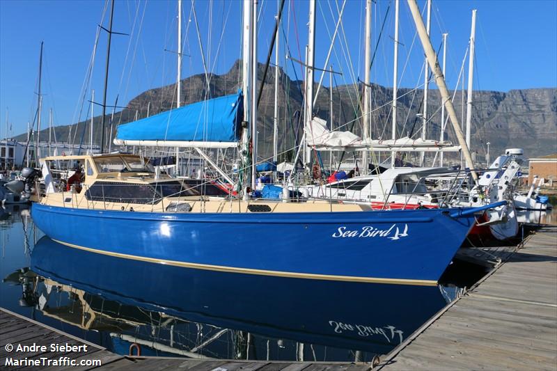 sea bird (Sailing vessel) - IMO , MMSI 601355700 under the flag of South Africa