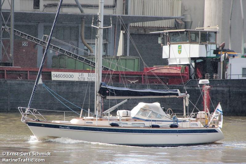 cara mia (Sailing vessel) - IMO , MMSI 230123510, Call Sign OJ3272 under the flag of Finland