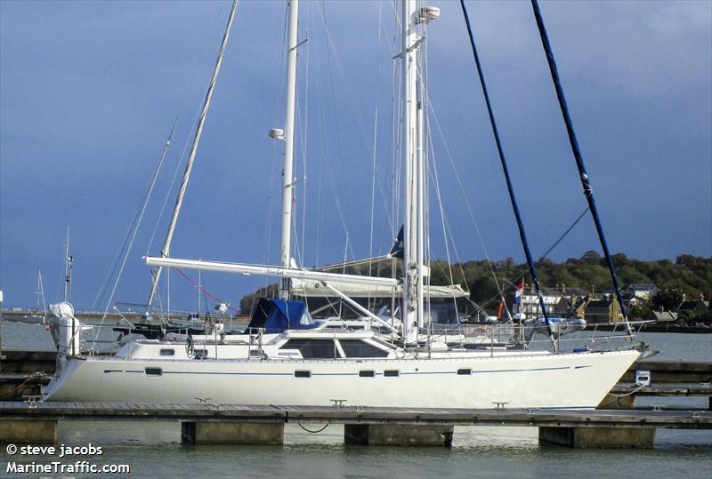 variant (Sailing vessel) - IMO , MMSI 235018322, Call Sign MEZK9 under the flag of United Kingdom (UK)