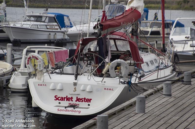 scarlet jester (Sailing vessel) - IMO , MMSI 235099155, Call Sign ZNCZ8 under the flag of United Kingdom (UK)