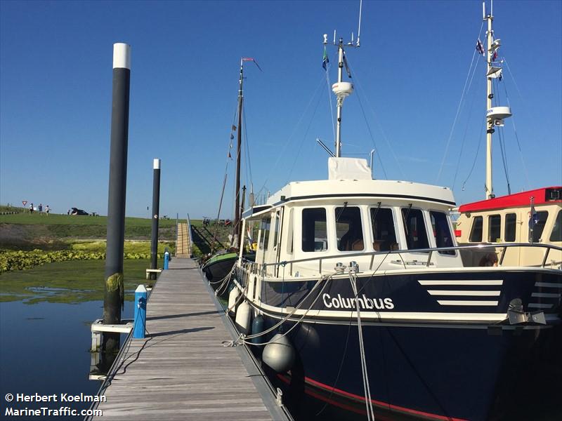 columbus (Pleasure craft) - IMO , MMSI 244110652, Call Sign PG3029 under the flag of Netherlands
