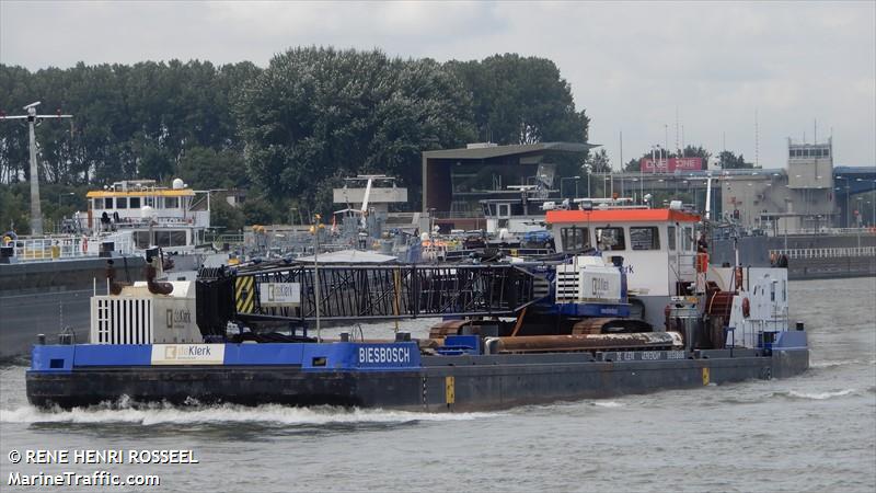 biesbosch (Dredging or UW ops) - IMO , MMSI 244750828, Call Sign PH6155 under the flag of Netherlands