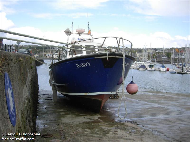 harpy (Dredging or UW ops) - IMO , MMSI 250103750, Call Sign EI7410 under the flag of Ireland