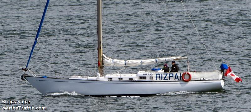 rizpah (Sailing vessel) - IMO , MMSI 316041678 under the flag of Canada