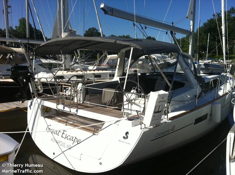 great escape (Sailing vessel) - IMO , MMSI 338114827 under the flag of USA