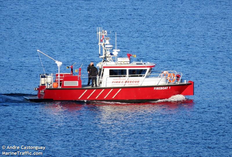 vancouver fireboat 1 (-) - IMO , MMSI 338166967, Call Sign VFB 1 under the flag of USA