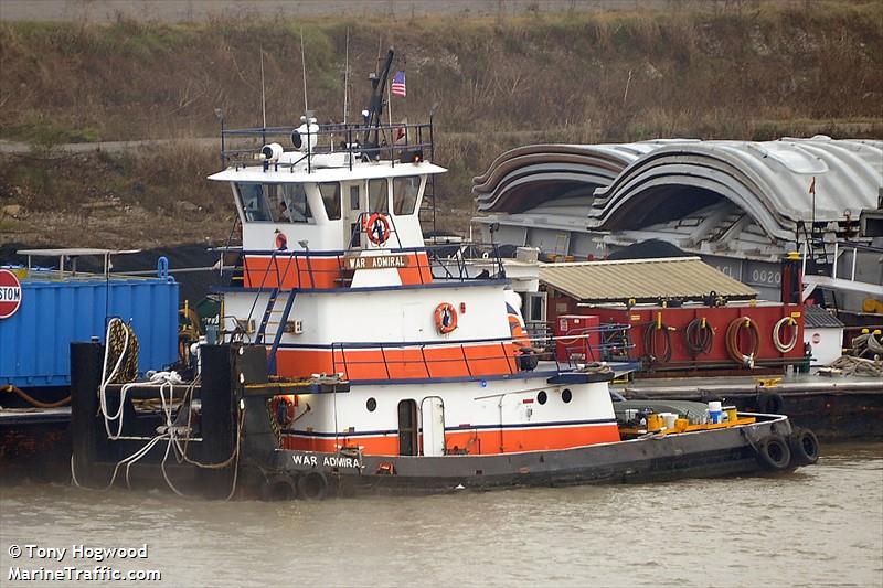 war admiral (Towing vessel) - IMO , MMSI 367004570, Call Sign WDH7806 under the flag of United States (USA)
