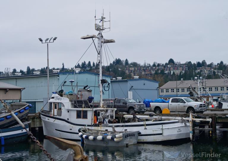 mary elizabeth (Fishing vessel) - IMO , MMSI 367675990, Call Sign WDI2228 under the flag of United States (USA)
