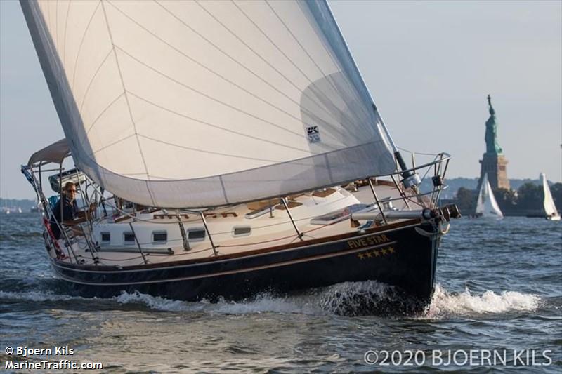 five star (Sailing vessel) - IMO , MMSI 368053790, Call Sign WDK4299 under the flag of United States (USA)