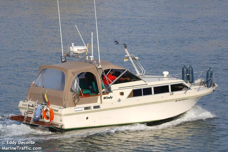 kenny (Pleasure craft) - IMO , MMSI 205394800, Call Sign OS3948 under the flag of Belgium