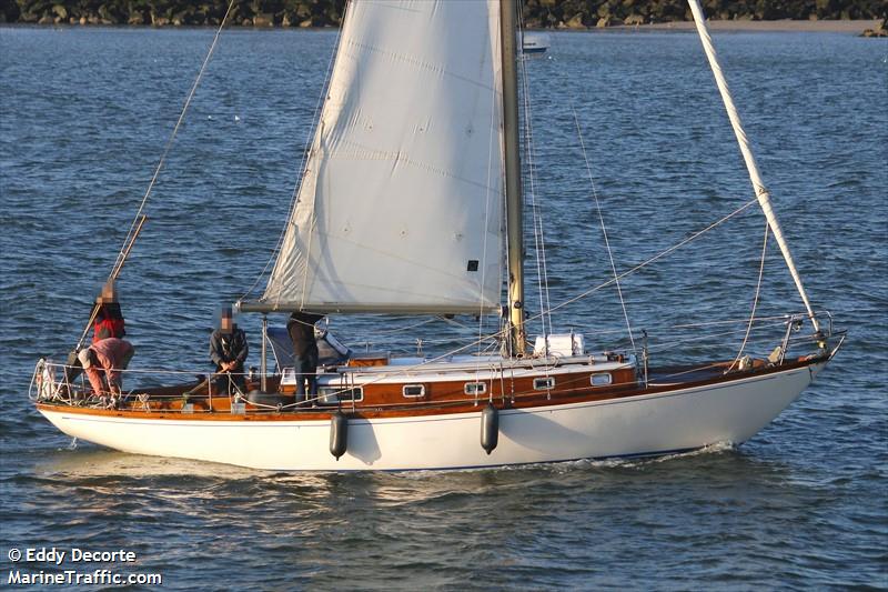 caramel breeon fm (Sailing vessel) - IMO , MMSI 205564030, Call Sign OP5640 under the flag of Belgium