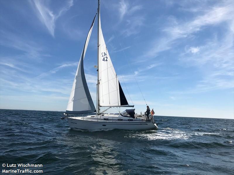forty-two (Sailing vessel) - IMO , MMSI 211718300, Call Sign DK8907 under the flag of Germany