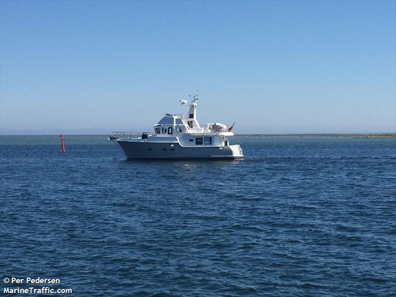 wandering star (Pleasure craft) - IMO , MMSI 219027380, Call Sign XPH6028 under the flag of Denmark