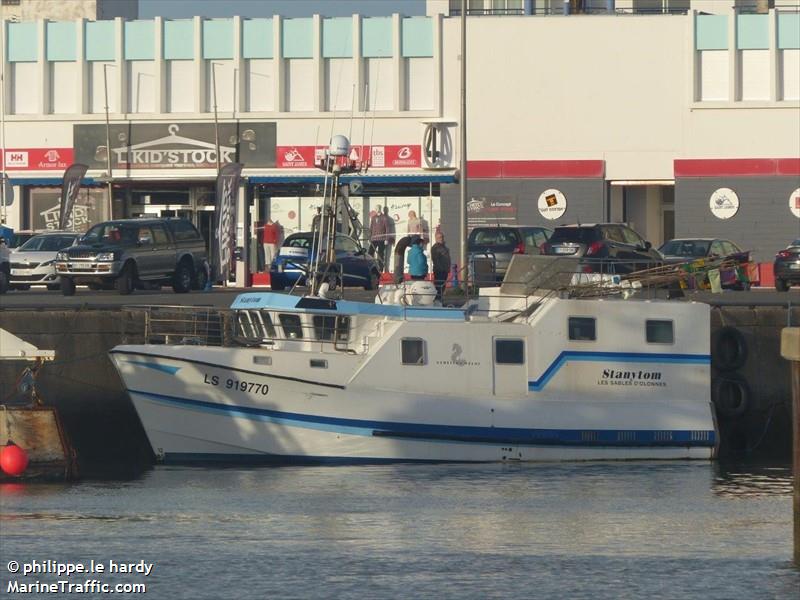 fv stanytom (Fishing vessel) - IMO , MMSI 227316320, Call Sign FGA5719 under the flag of France