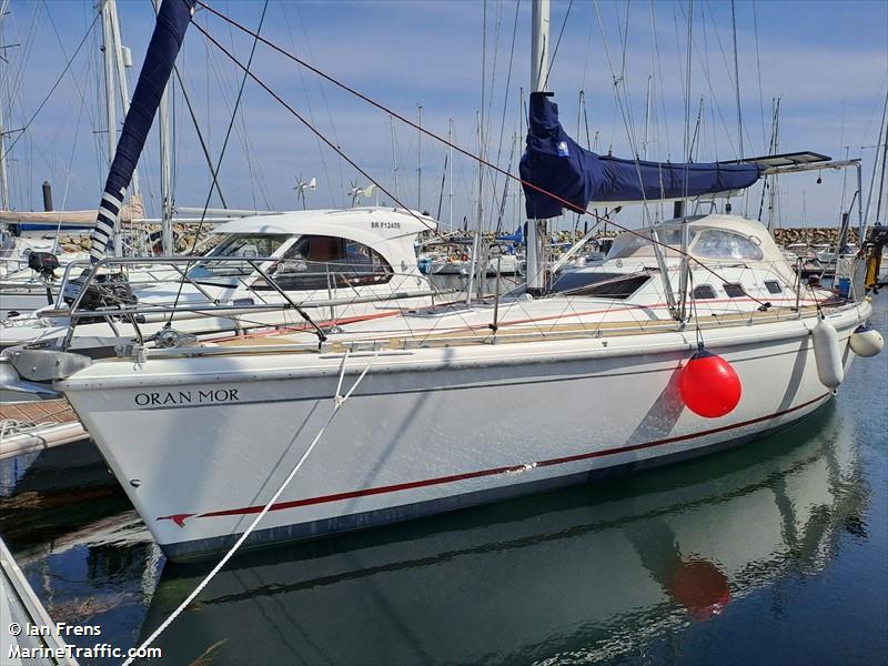 oran mor (Sailing vessel) - IMO , MMSI 227950230, Call Sign FAG5477 under the flag of France