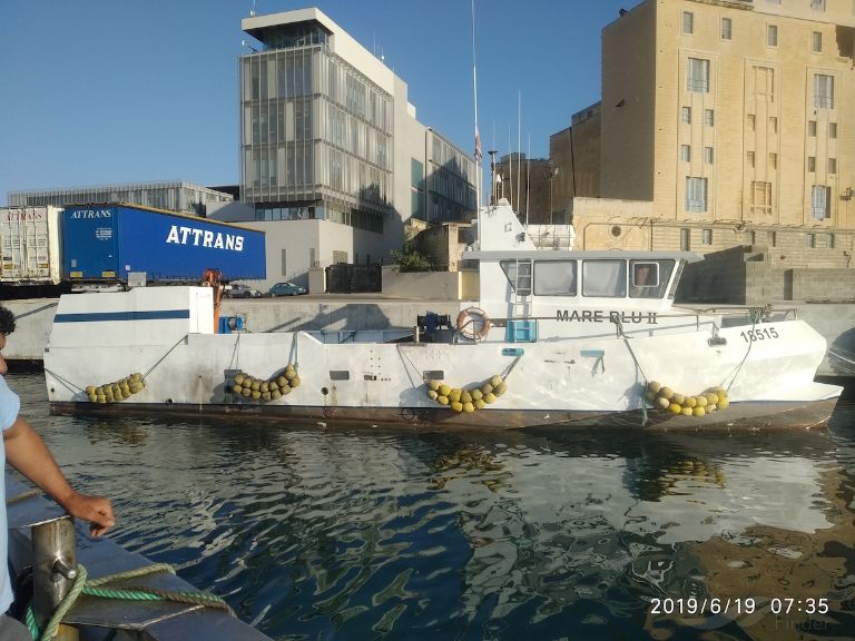 mare blu ii (Fishing vessel) - IMO , MMSI 229000556, Call Sign 9HB6357 under the flag of Malta